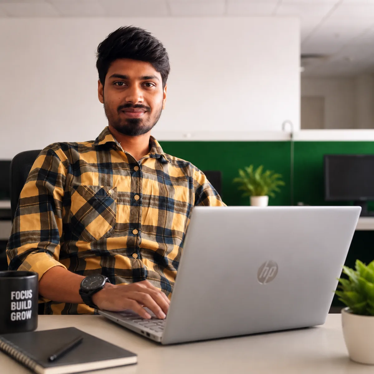 Rupam Bhakta at work